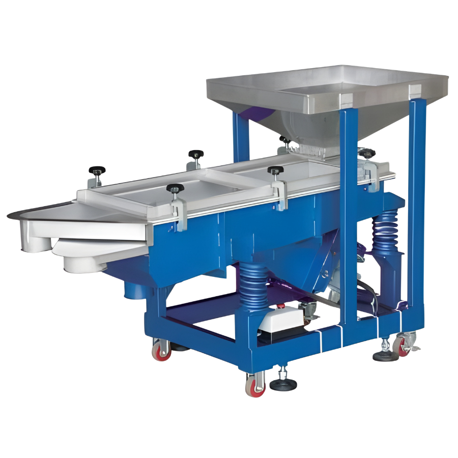 Conserto e manutenção de peneira vibratória Vibramax em São Paulo e no Brasl. Troca de tela, reforma de aro, vulcanização e suporte técnico urgente. RTORRES Telas Metálicas